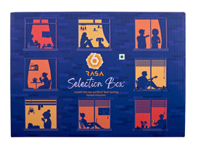 6rasa Assorted Herbal Tea & Green Tea Selection Box (6 Flavors, 30 Tea Bags Gift Set)